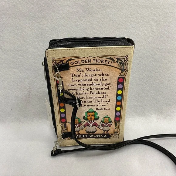Charlie and The Chocolate Factory Novelty Purse Book Style - Picture 5 of 8
